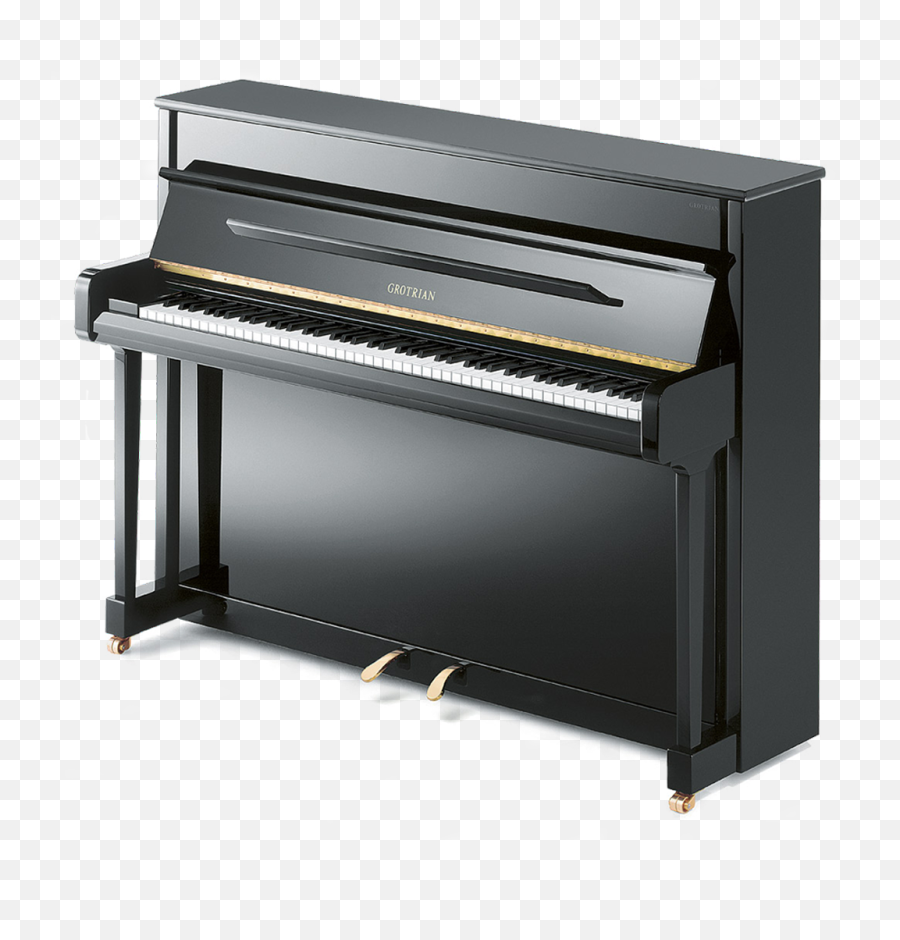 Grotrian - Steinweg Concerto G114cm Upright Piano Black New Grotrian Steinweg Piano Png,Piano Transparent