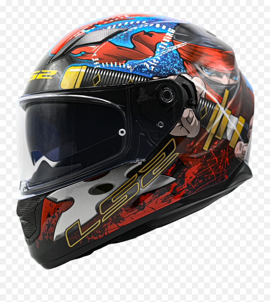 Ninja - Gloss Redblue Stream Evo Ls2 Usa Ls2 Ninja Helmet Png,Red Icon Helmet