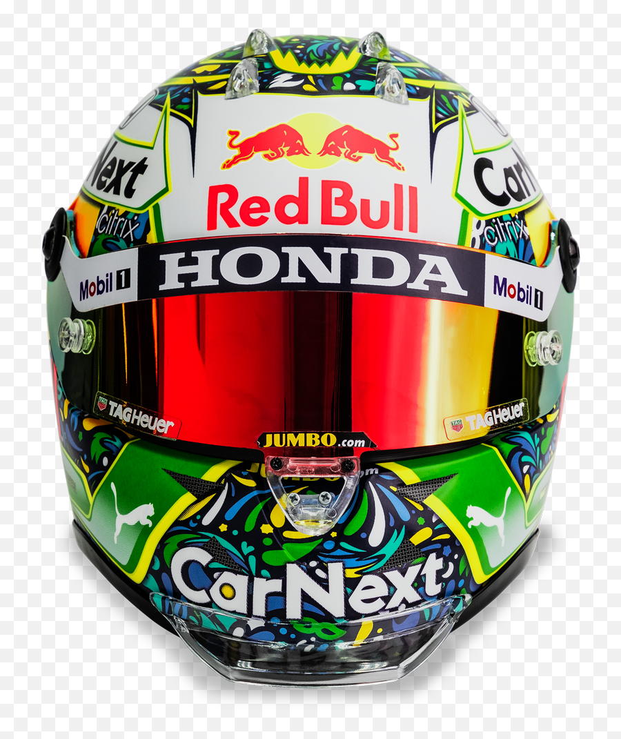 12 Helm Brazilië 2021 U203a Helmets Verstappenshop - Max Verstappen Shop Helm Png,Icon Airmada Helmet Visor