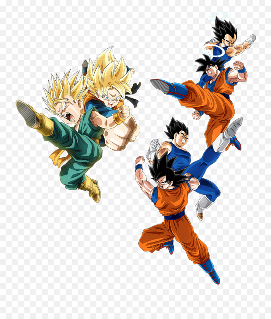 Int Goten Teq Trunks Have - Goten And Trunks Pose Png,Goten Png