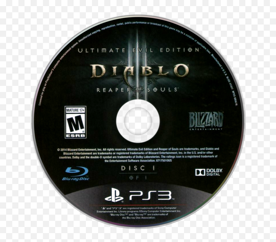Diablo Iii Reaper Of Souls Ultimate Evil Edition Details - Resident Evil Revelations 2 Ps3 Disc Png,Ps3 Icon Pack