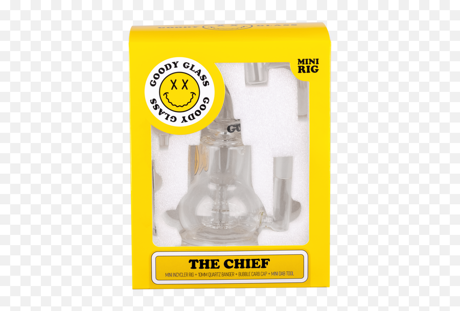 Goody Glass - The Chief Mini Dab Rig 4piece Kit Hemper Vertical Png,Kandypens Icon