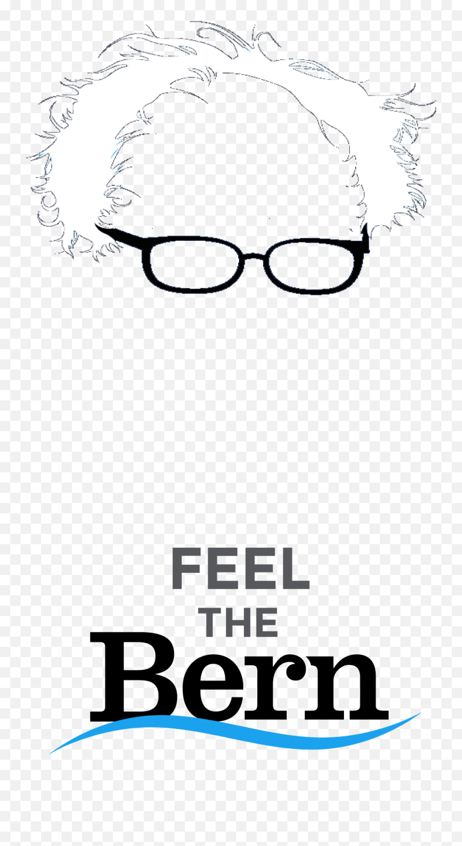 Feel The Bern Snapchat Filters - Line Art Png,Snapchat Filters Transparent