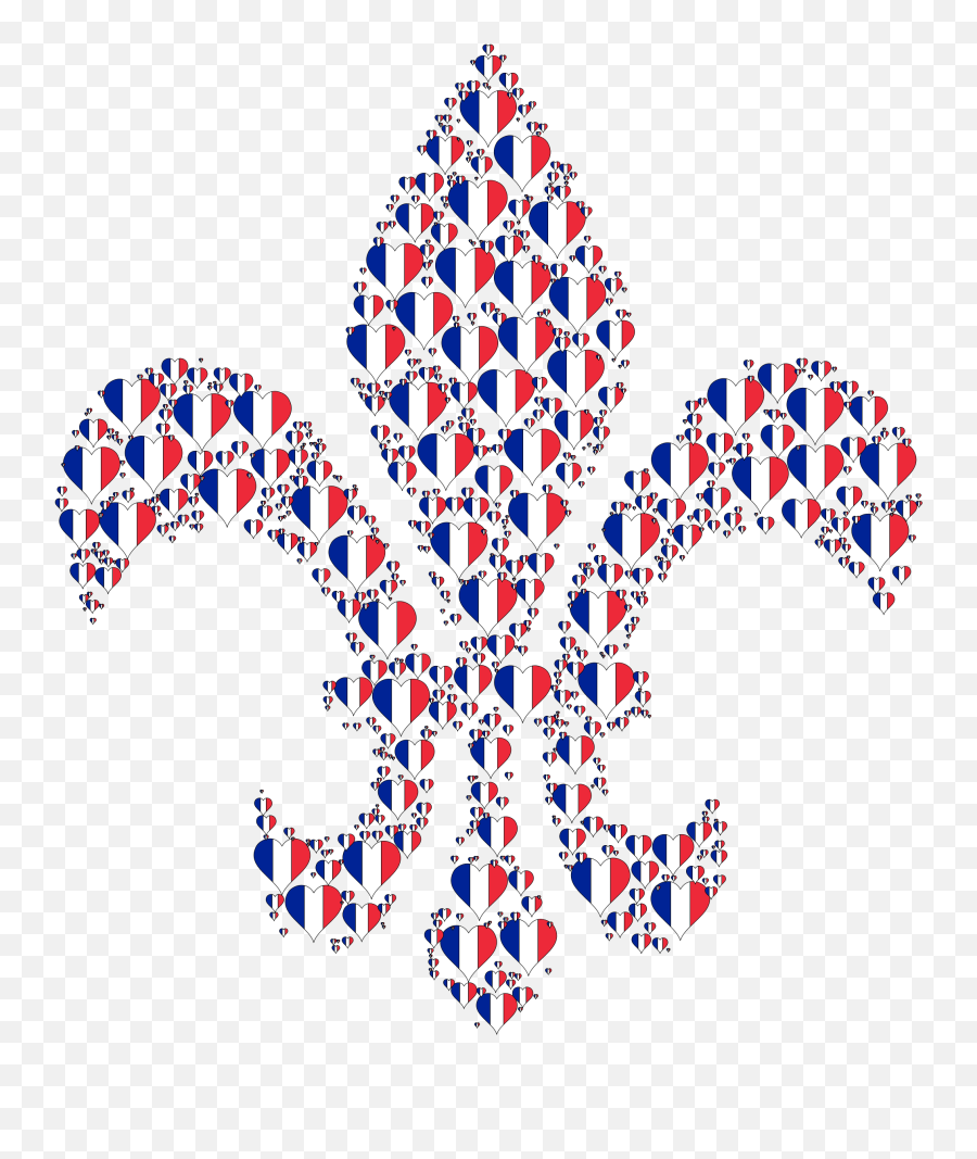 French Flag Heart Png 7 Image - French Fleur De Lis,French Flag Png
