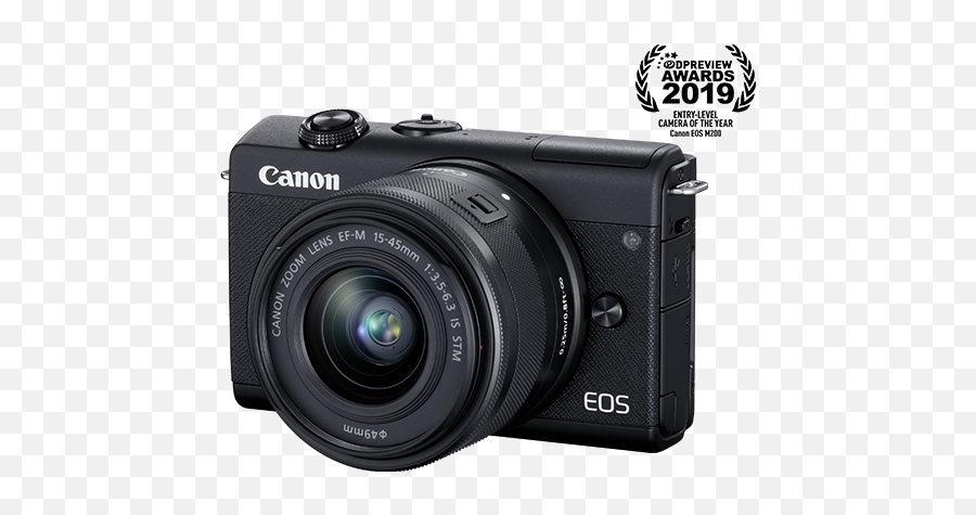 Eos M200 Ef - M 1545mm F3563 Is Stm Kit Black Eos M200 Canon Eos M200 Ef M 15 45mm Png,Incase Icon Compact Pack