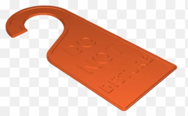 Do Not Disturb Sign By Muddymaker Download Free Stl Model - Solid png