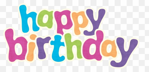 Happy Birthday Png - Transparent Background Visual Arts