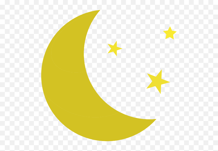 Clipart Moon Yellow Transparent - Transparent Background Moon Clipart Png,Moon Clipart Png