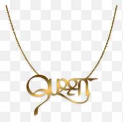 Nicki Minaj Celebrity Tour Merch Queen Necklace - Queen Necklace Nicki Minaj Png,Nicki Minaj Png