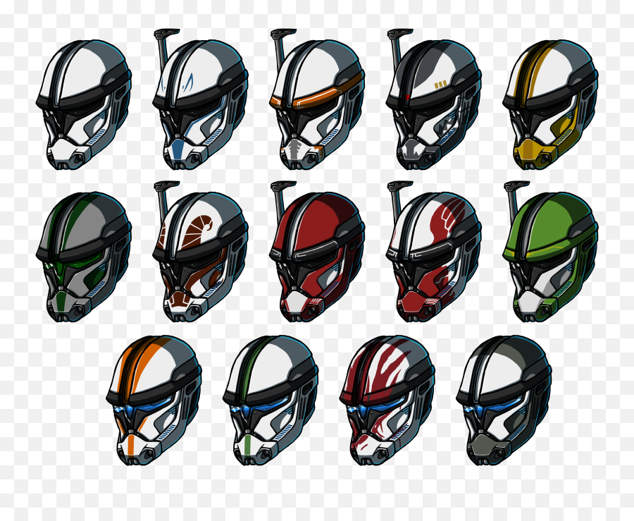 Clone Trooper Stormtrooper Motorcycle Helmets Star Wars - Star Wars Clone Helmet Art Png,Skull Trooper Png