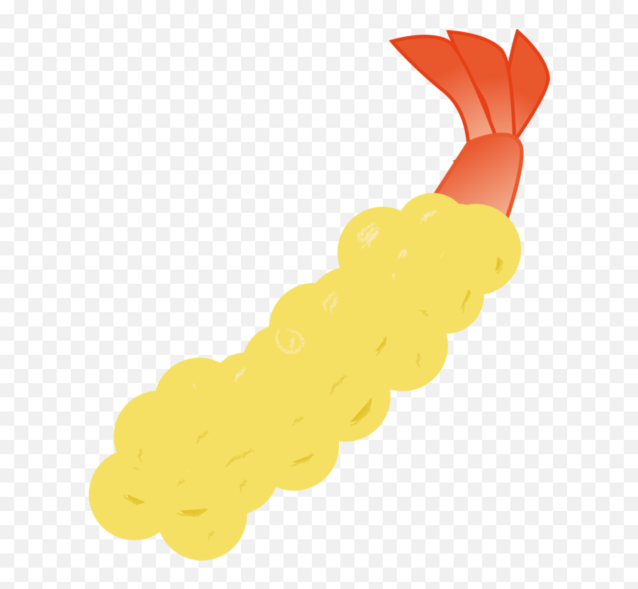 Yellowtempurashrimp Png Clipart - Royalty Free Svg Png Illustration,Shrimp Png