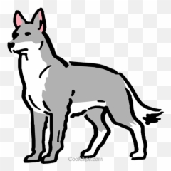 Download Hd Cartoon Wolf - Cartoon Wolf Transparent Gray Wolf Clip Art Png,Wolf Transparent