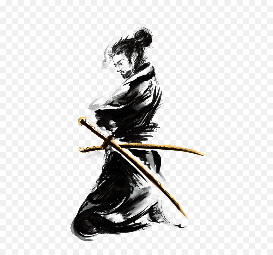 Download Samurai Ink V1 Transparent Bg - Samurai Transparent Png,Samurai Transparent