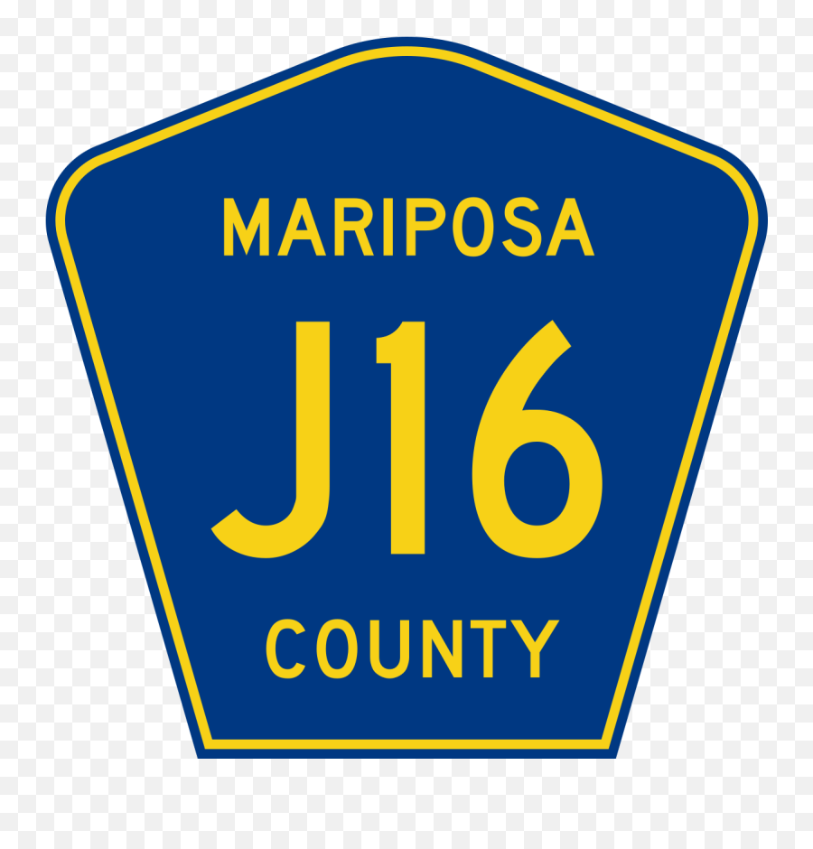 Filemariposa County J16svg - Wikipedia Alabama County Road Sign Png,Mariposa Png