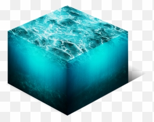 Isometric Water Cube 3d Cross Section Png Stock Photo - Texture