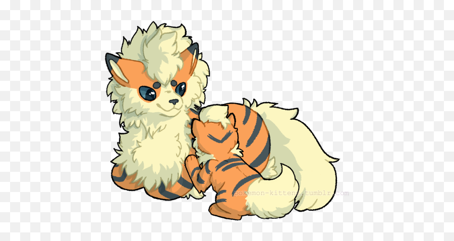 Download Arcanine Or Growlithe - Cartoon Png,Growlithe Png