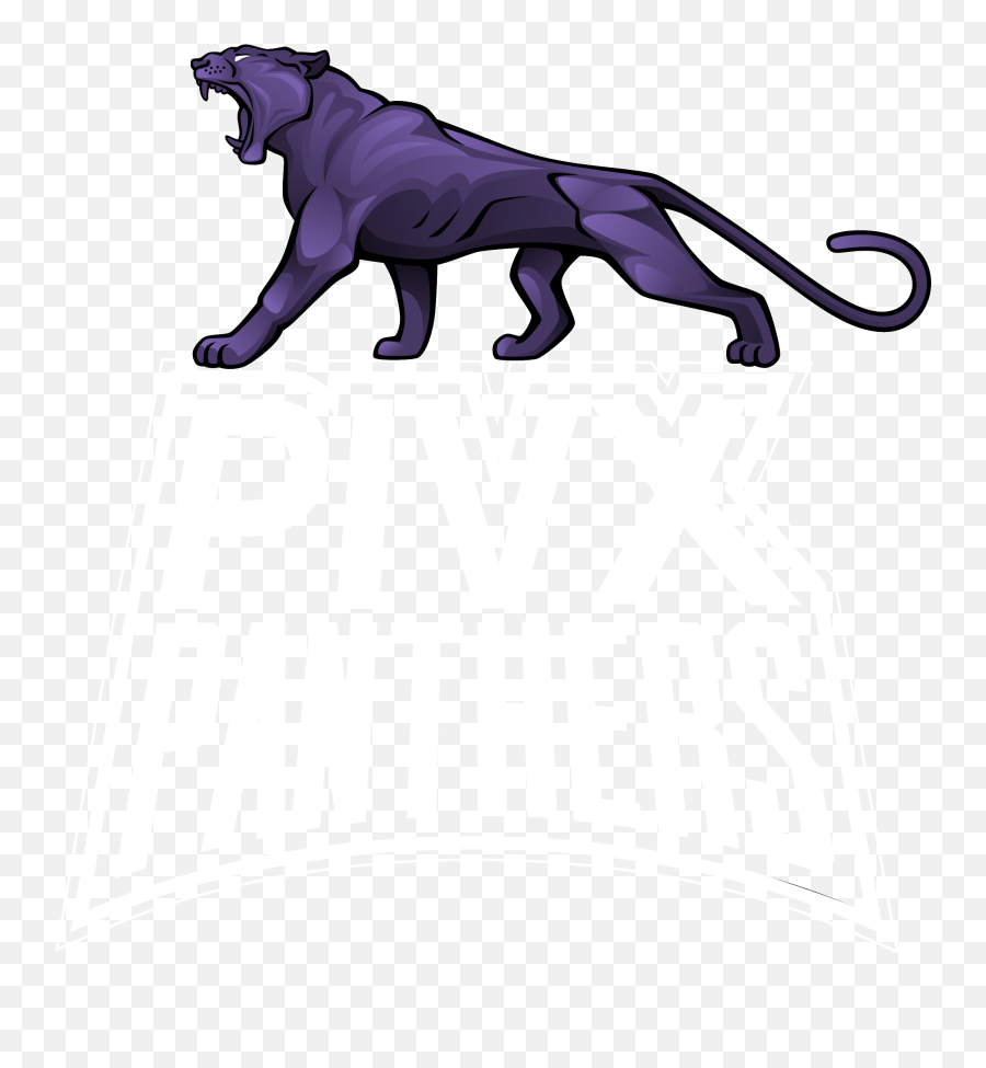 Roaring Panther Logo Clipart - Panther Drawing Png,Panther Logo Png