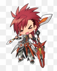 T2rw2gbpng 20142689 Anime Chibi Characters - Elsword Chibi,Chibi Png