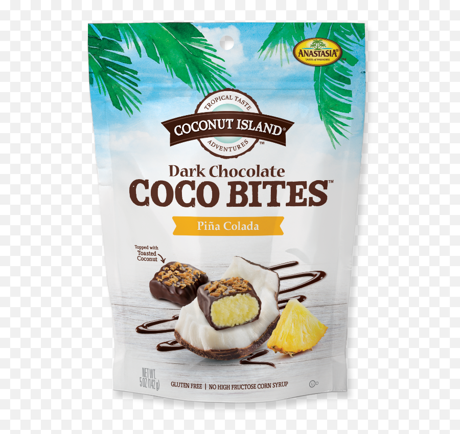 Coco Bites - Piña Colada Buy Coconut Island Cashew Crunch Png,Pina Colada Png