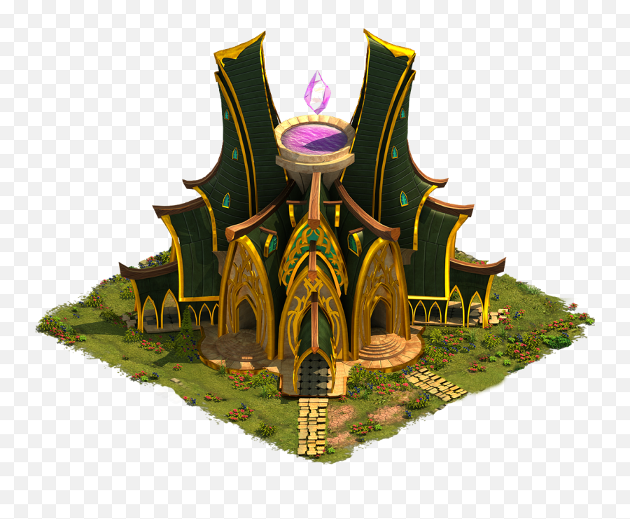 File01 Town Hall Elves 14 Croppedpng - Elvenar Wiki En,Town Png