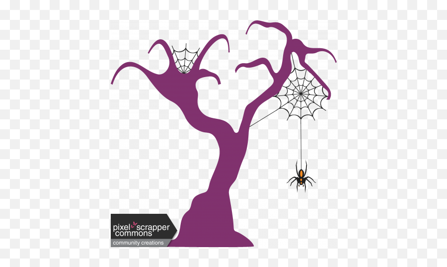 Halloween 2015 Tree 02 Graphic By Tina Shaw Pixel - Graphic Design Png,Halloween Tree Png