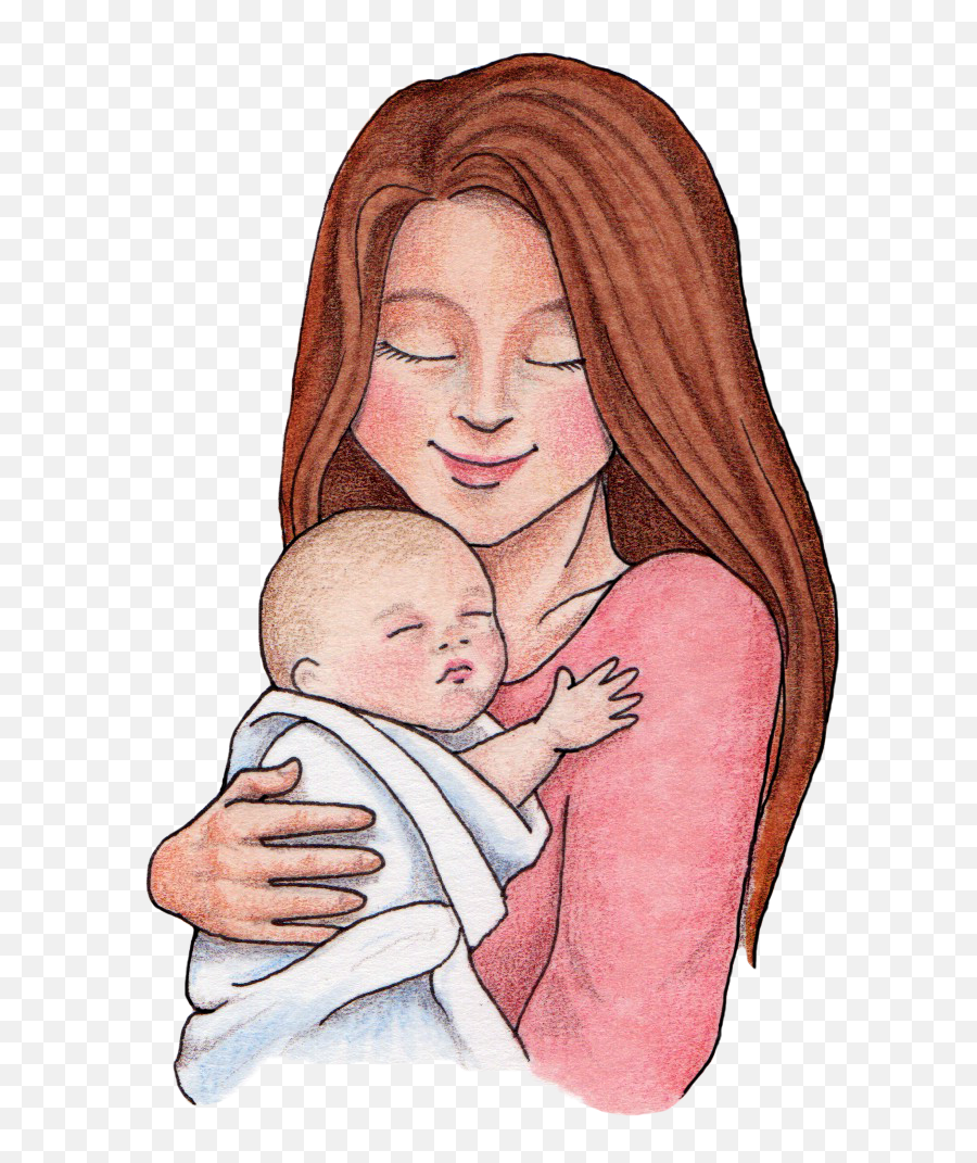 Click Here To Download - Cartoon Baby With Mother Clipart Mother Baby  Images Hd Download Png,Mother Png - free transparent png images 