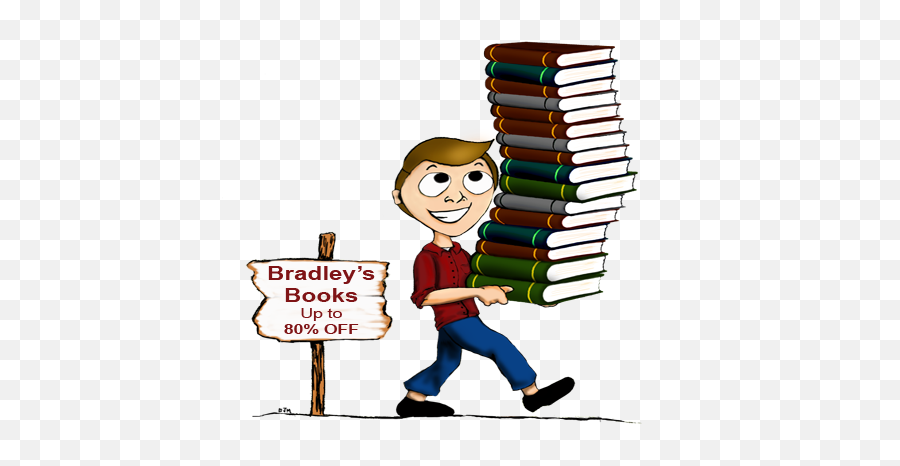 Bradleyu0027s Book Outlet - Bestsellers Overstocks And Cartoon Man With Books Png,Cartoon Book Png