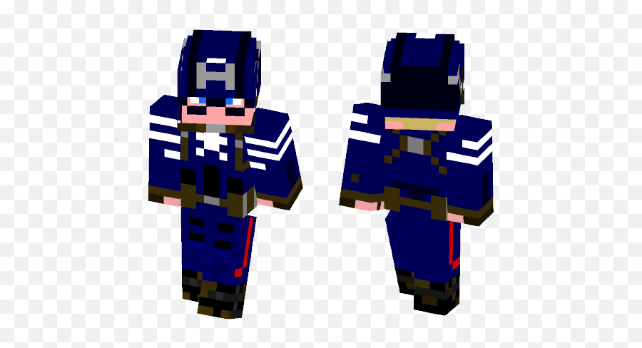 Download Captain America - Winter Soldier Minecraft Skin For Flash Justice League Minecraft Skin Png,Winter Soldier Png