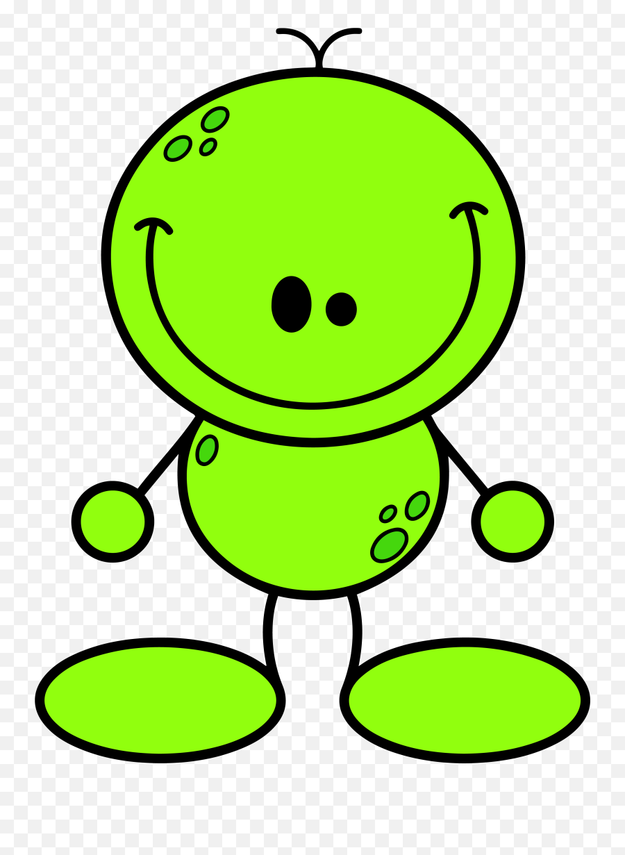 Alien - Yellow Alien Clipart Transparent Clip Art Png,Alien Clipart Transparent