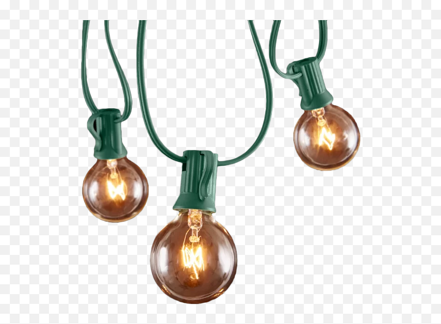 25u0027 Outdoor 25 - Bulb Globe String Lights Incandescent Light Bulb Png,String Lights Png Transparent