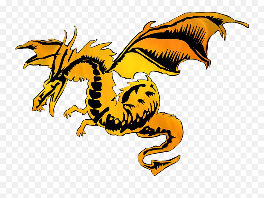 Great Pictures Of Cool Dragons - Black And Orange Dragon Png,Fire Dragon Png