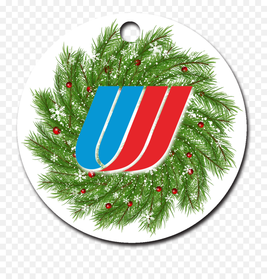 Download Hd United Airlines Tulip Logo Ornaments Transparent - Christmas Day Png,United Airlines Png