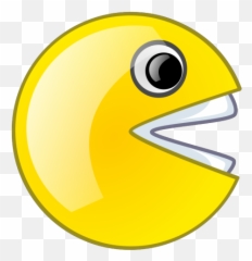 Hungry Mrs Pacman Png Svg Clip Art For Web - Download Clip Circle,Pacman Png