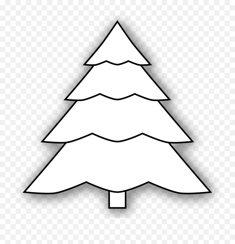 Christmas Tree Outline Svg Vector - Christmas Tree Png,Tree Outline Png