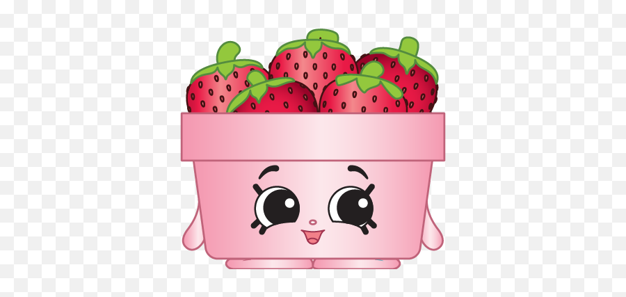 Shopkins 6 - 005 Strawberry Top A Common Shopkin Strawberry Top Shopkins Png,Shopkins Png Images