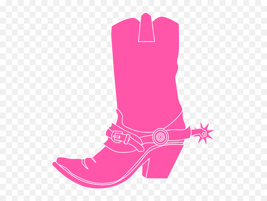 Library Of Cowboy Boot With Star Vector - Pink Cowboy Boot Clipart Png,Cowboy Boot Png