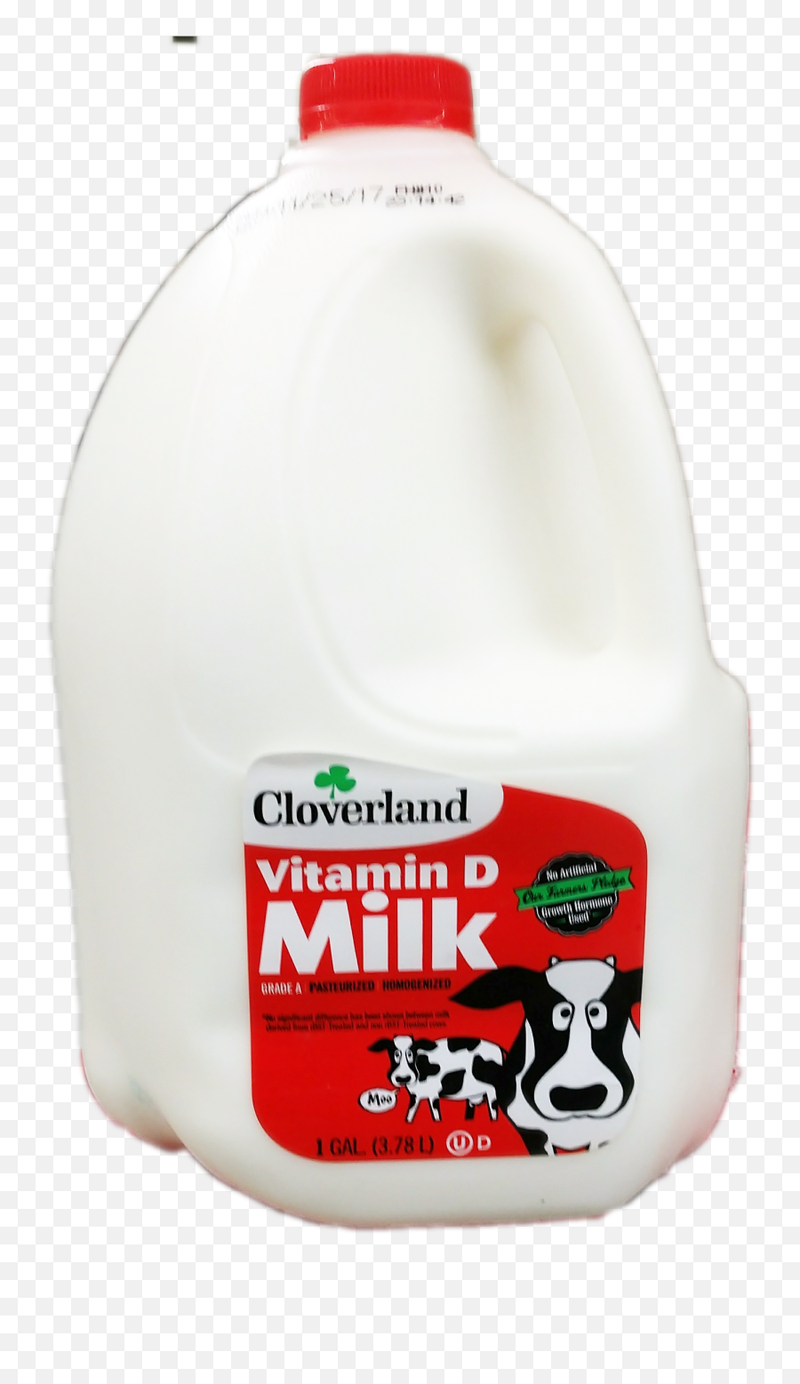 Download Hd Cloverland Whole Milk - Whole Milk Png,Milk Bottle Png