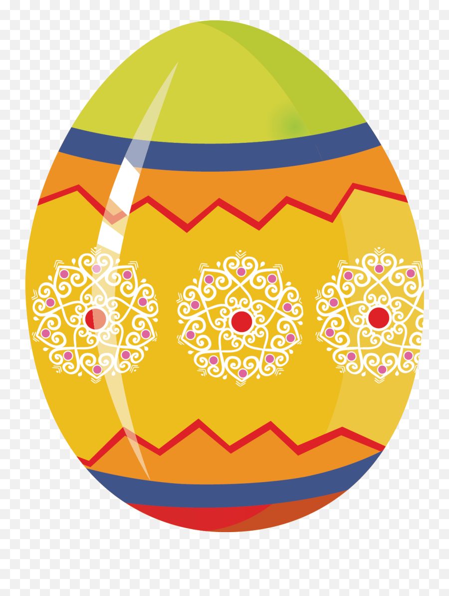 Easter Egg Illustration - Easter Egg Vector Png,Easter Eggs Transparent Background