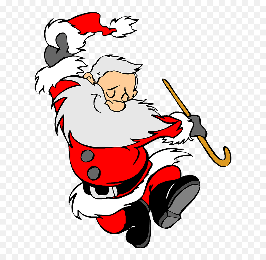 Free Photo Happy Santa Clause Christmas Clip Art Holiday - Dancing Santa Cartoon Png,Santa Clause Png