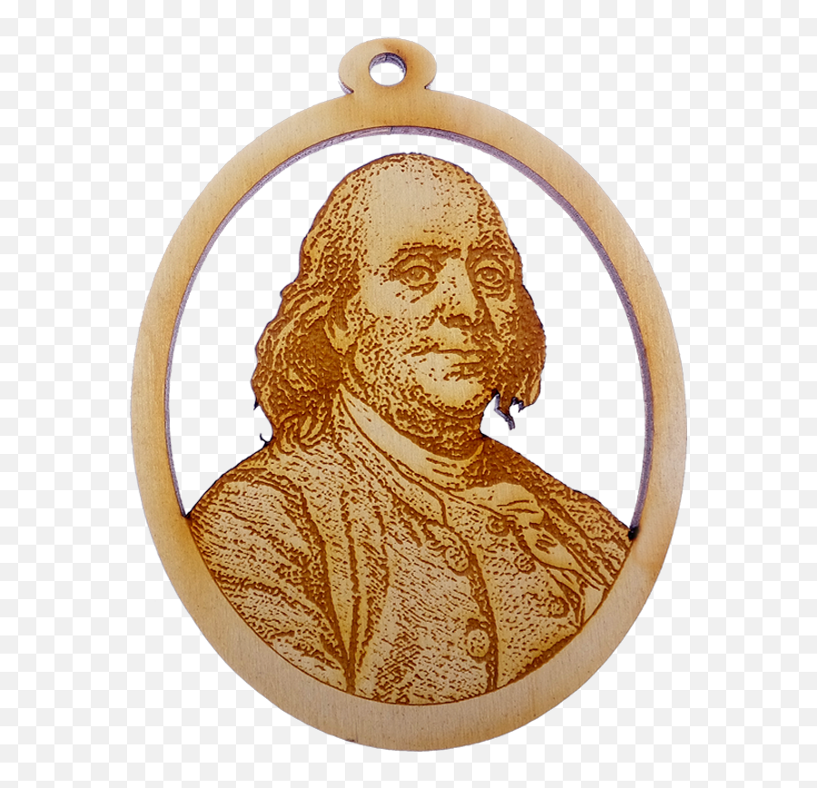 Ben Franklin Ornament - Benjamin Franklin Drawing Png,Benjamin Franklin Png