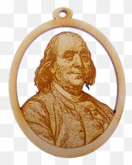 Ben Franklin Ornament - Benjamin Franklin Drawing Png,Benjamin Franklin Png