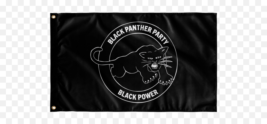 Black Panther Party For Defense Flag - Slowdown Move Over Flag Png,Black Panther Party Logo