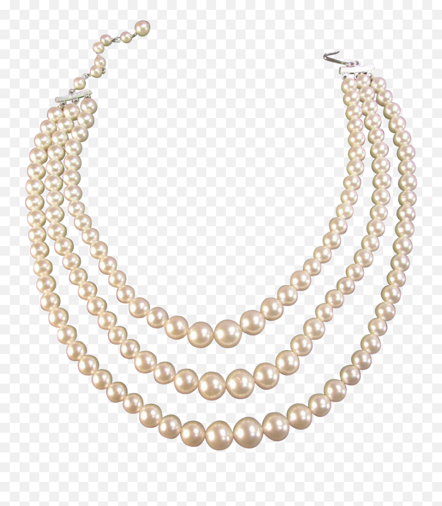 Necklace Clipart Pearl Strand - Png Download Full Size Pearl Necklaces Transparent Png,String Of Pearls Png