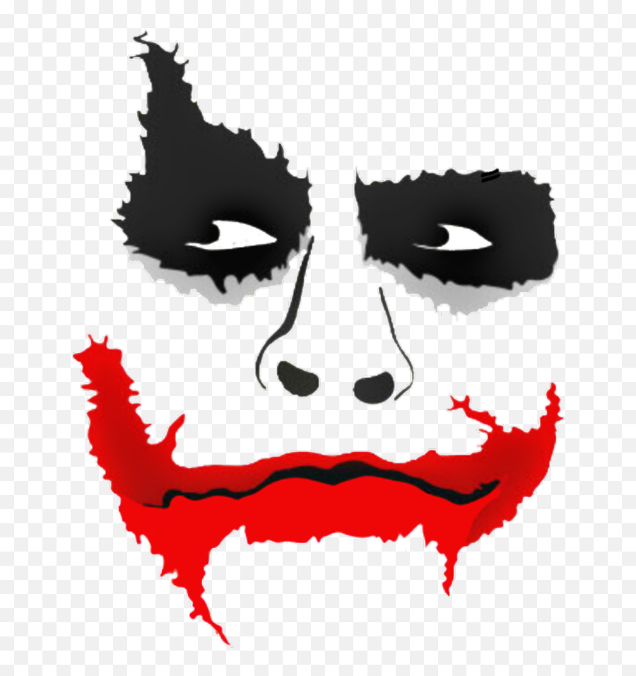 Joker Deiri Freetoedit - Heath Ledger Joker Face Png,Face Png Transparent
