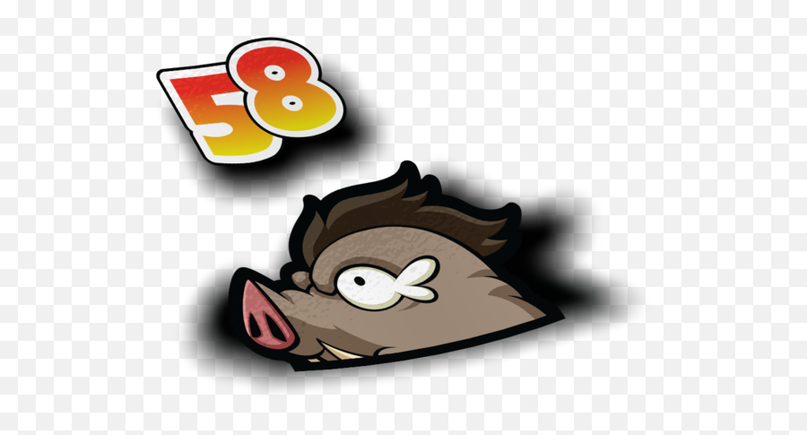 Maplestory Wild Boar Peeker Sticker - Fictional Character Png,Maplestory Logo