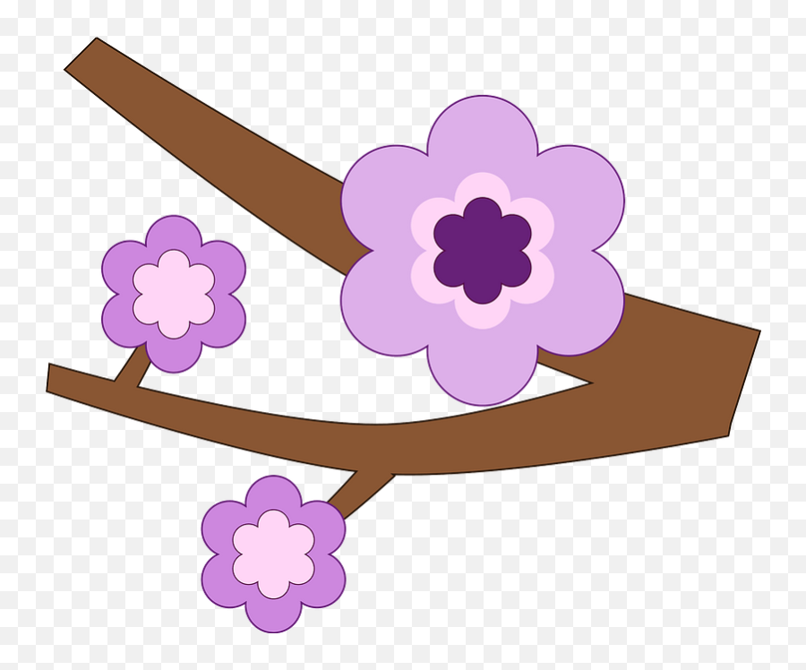 Purple Flower Clipart Free Download Transparent Png - Desenho De Flores Lilas,Purple Flower Transparent