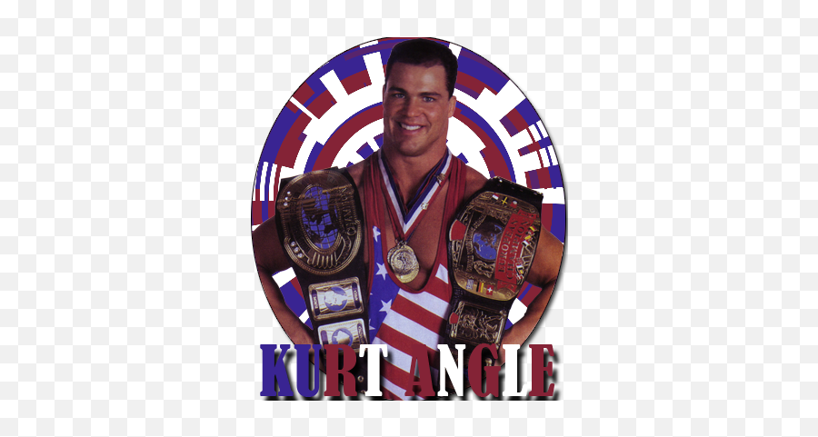 Kurt Angle Signed Wwe European - Kurt Angle With Hair Png,Kurt Angle Png