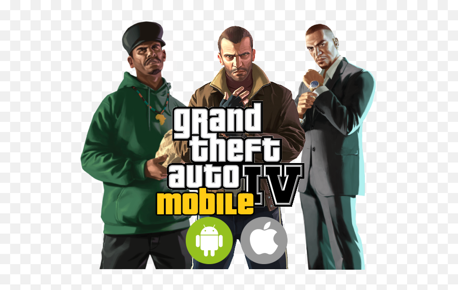 Grand Theft Auto 4 Mobile - Logo Gta Iv Mobile Png,Gta Wasted Png