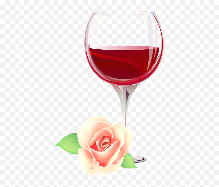 Wine And Rose Glass - Free Image On Pixabay Rose Wine Glass Png,Wine Glass Png