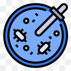 Petri Dish Experimentation Biology Education Free Icon - Dot png